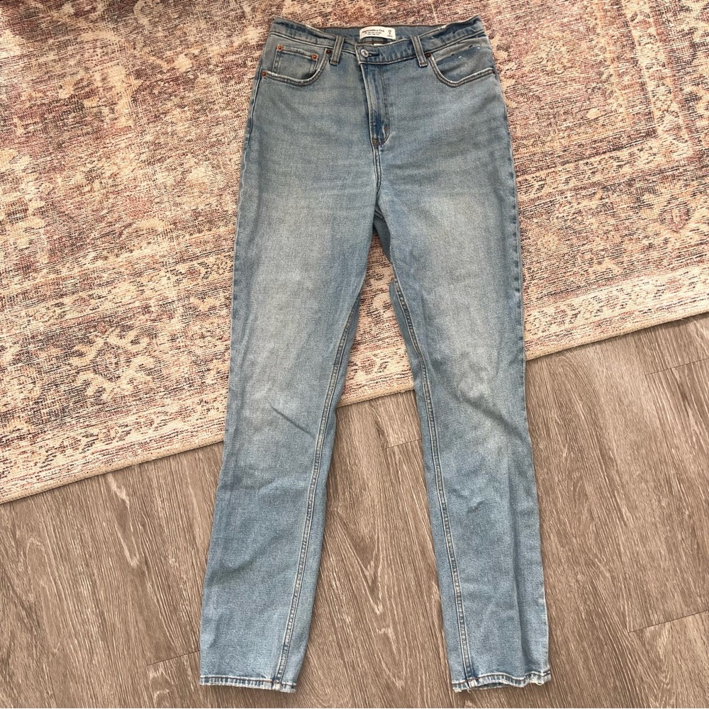 Abercrombie & Fitch 90’s Slim Straight Ultra High Rise, Curve Love